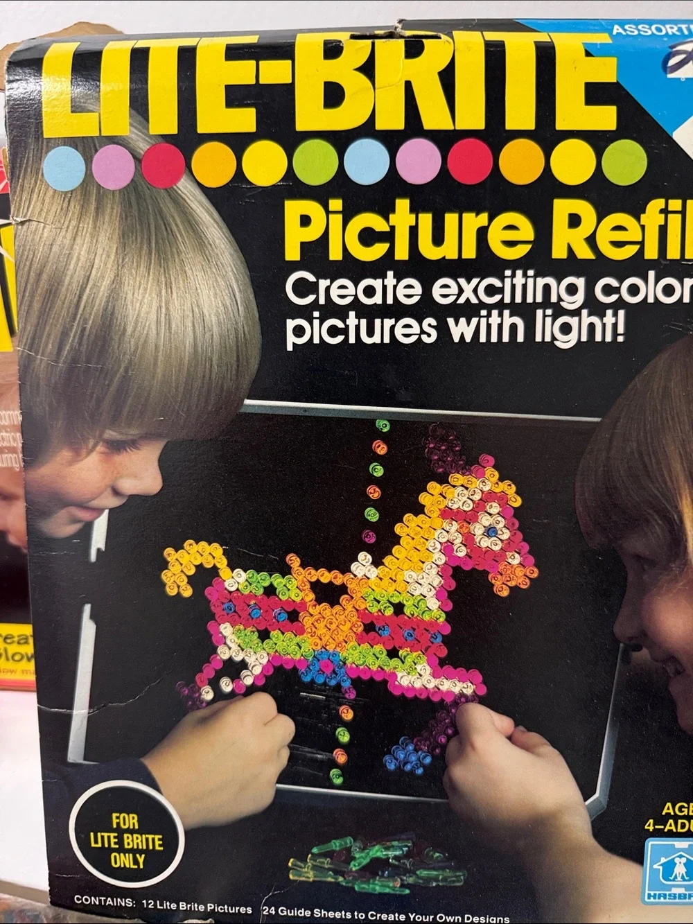 Vintage Lite Brite Set